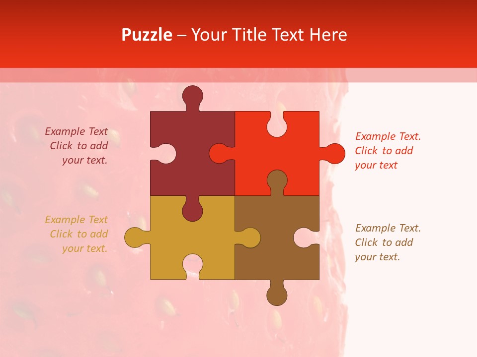 Wet Seeds Appetizing PowerPoint Template