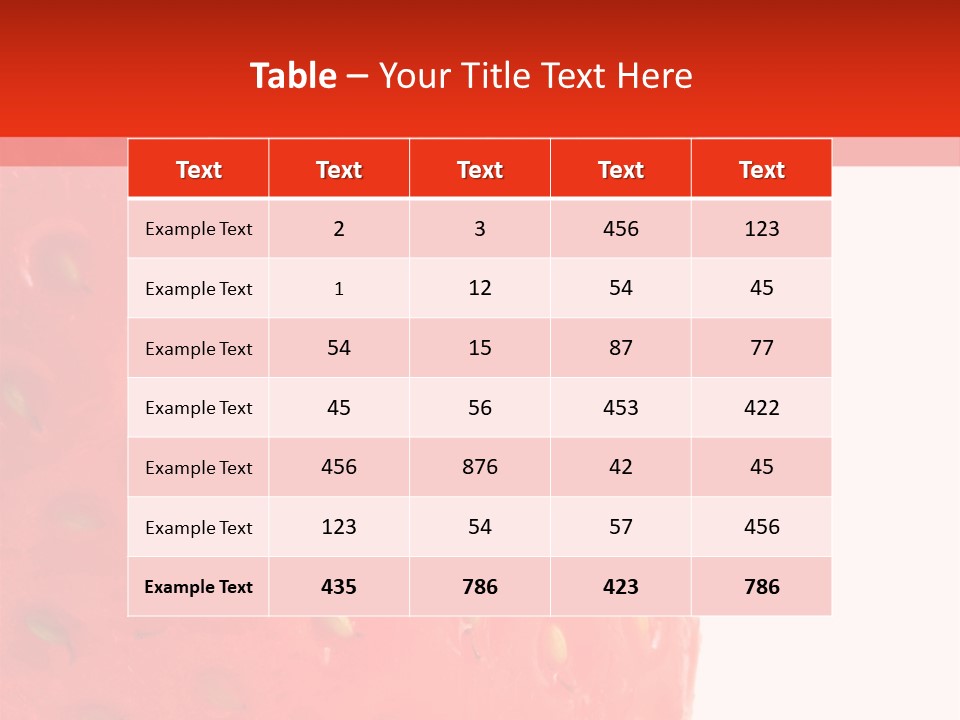 Wet Seeds Appetizing PowerPoint Template