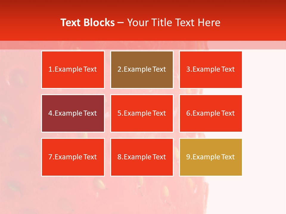 Wet Seeds Appetizing PowerPoint Template