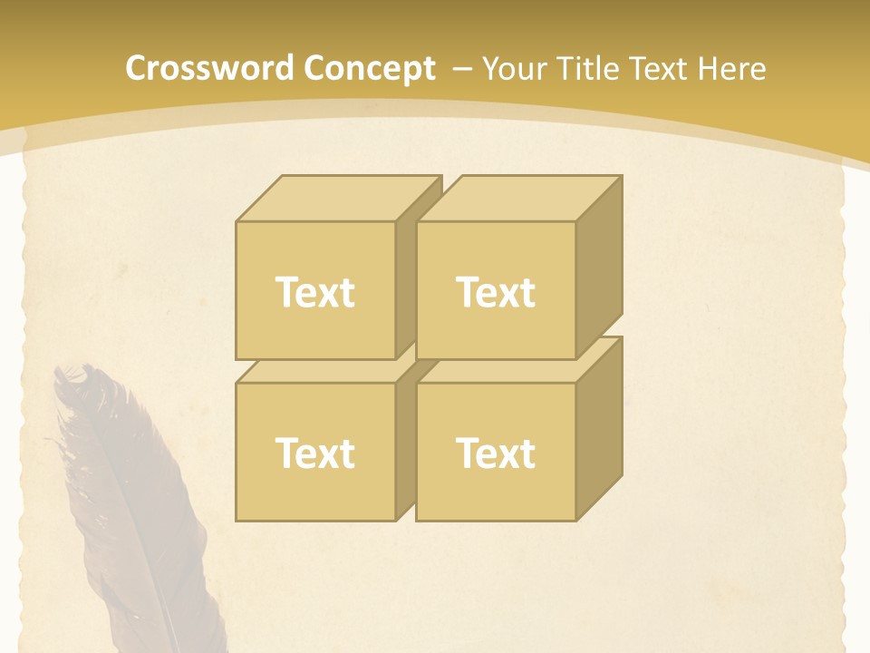 Grungy Message Retro PowerPoint Template