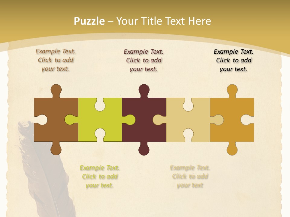 Grungy Message Retro PowerPoint Template