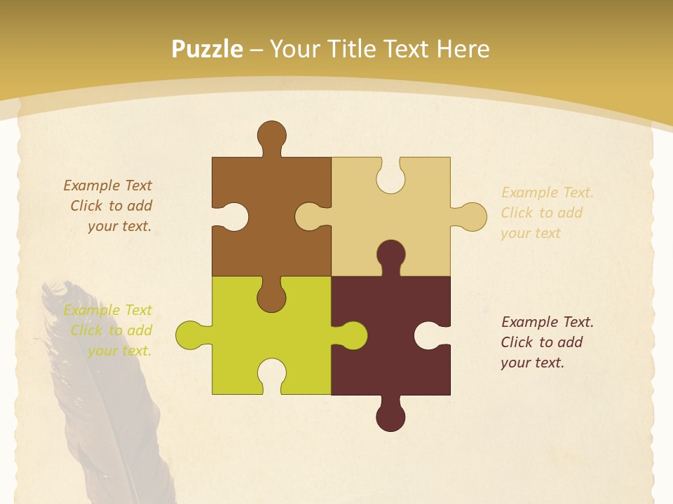 Grungy Message Retro PowerPoint Template