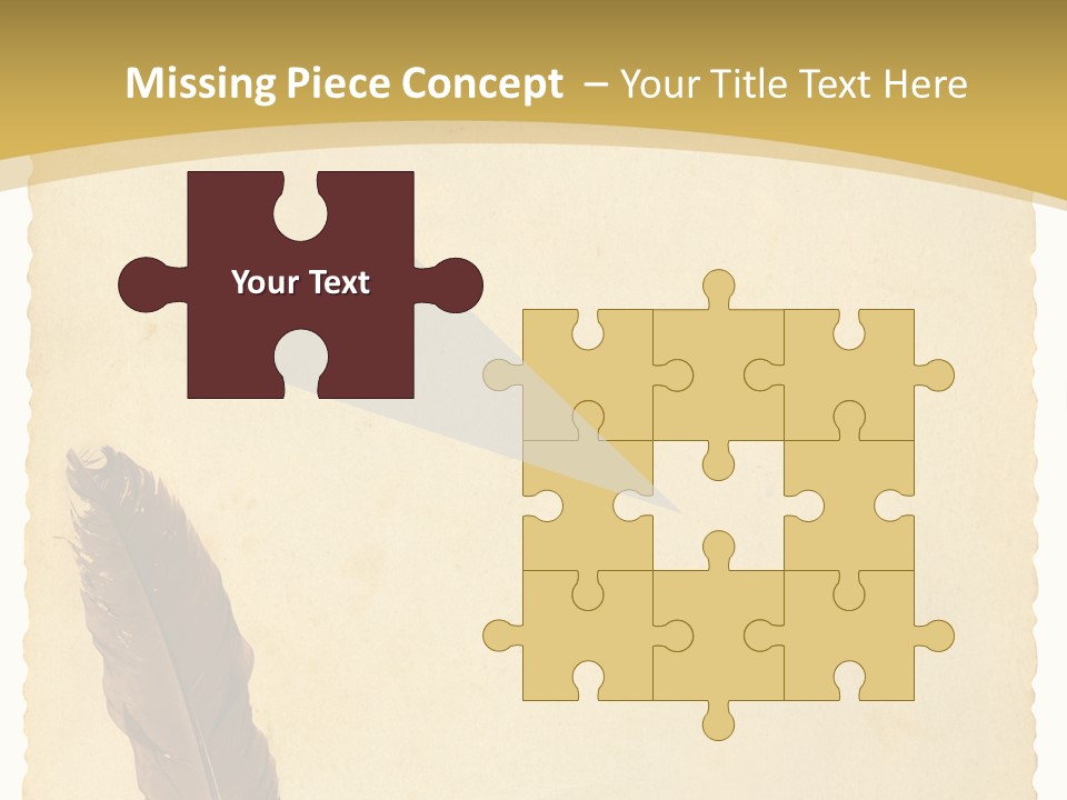 Grungy Message Retro PowerPoint Template