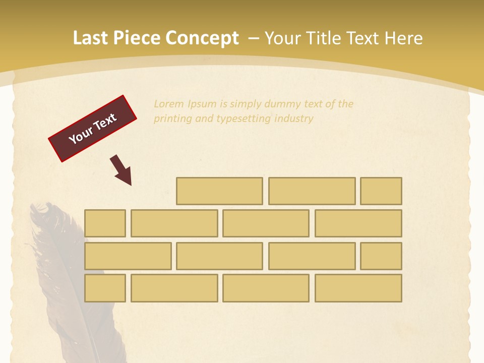 Grungy Message Retro PowerPoint Template
