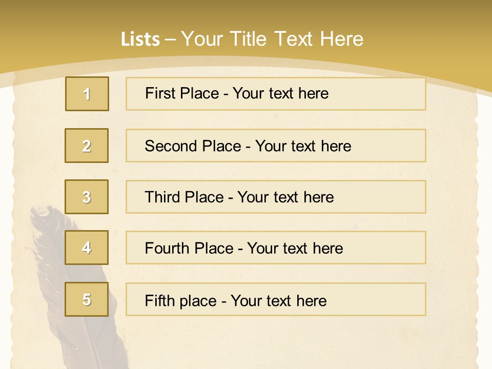 Grungy Message Retro PowerPoint Template