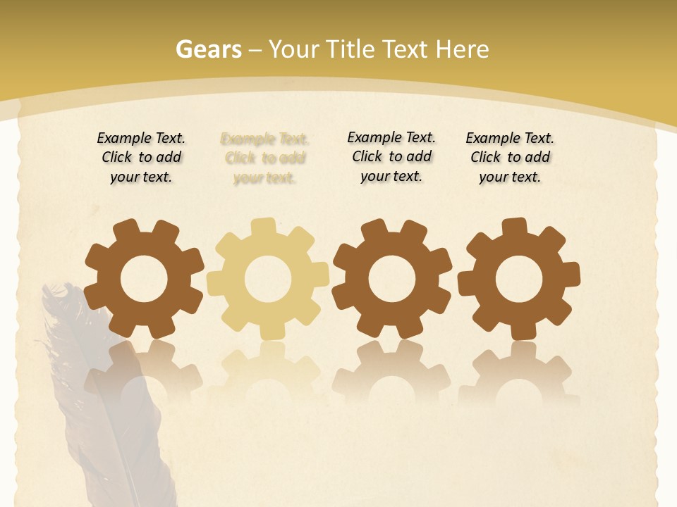 Grungy Message Retro PowerPoint Template