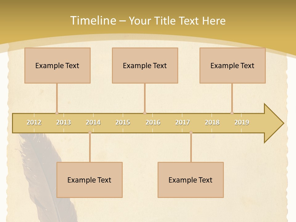 Grungy Message Retro PowerPoint Template