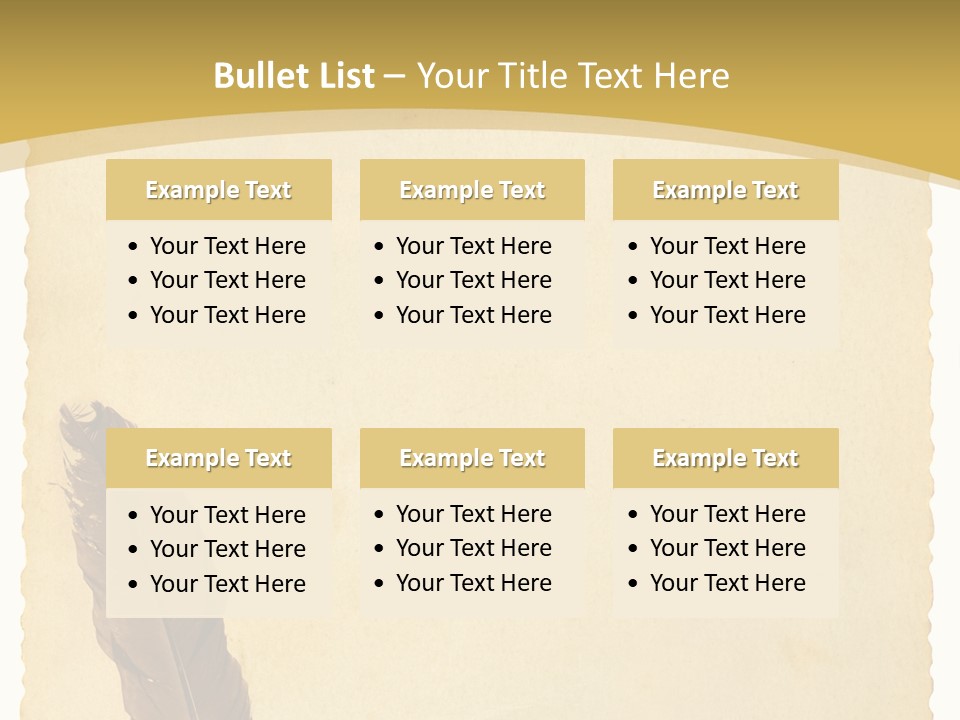 Grungy Message Retro PowerPoint Template