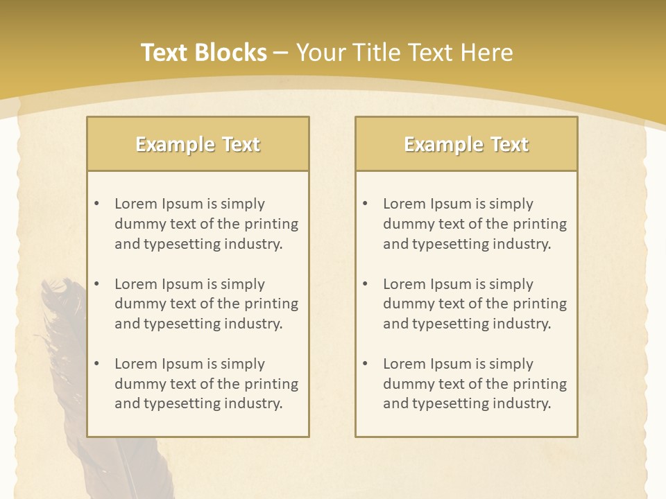 Grungy Message Retro PowerPoint Template