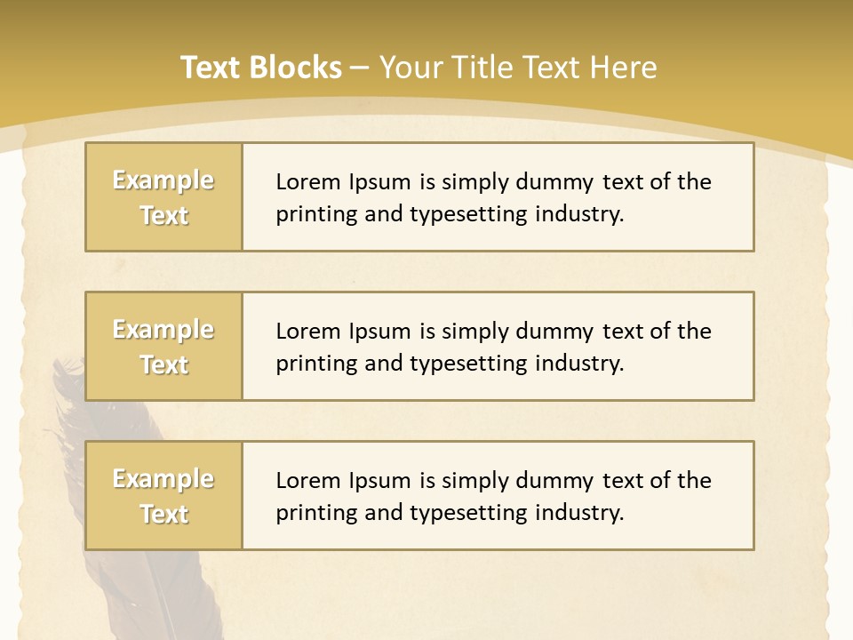 Grungy Message Retro PowerPoint Template