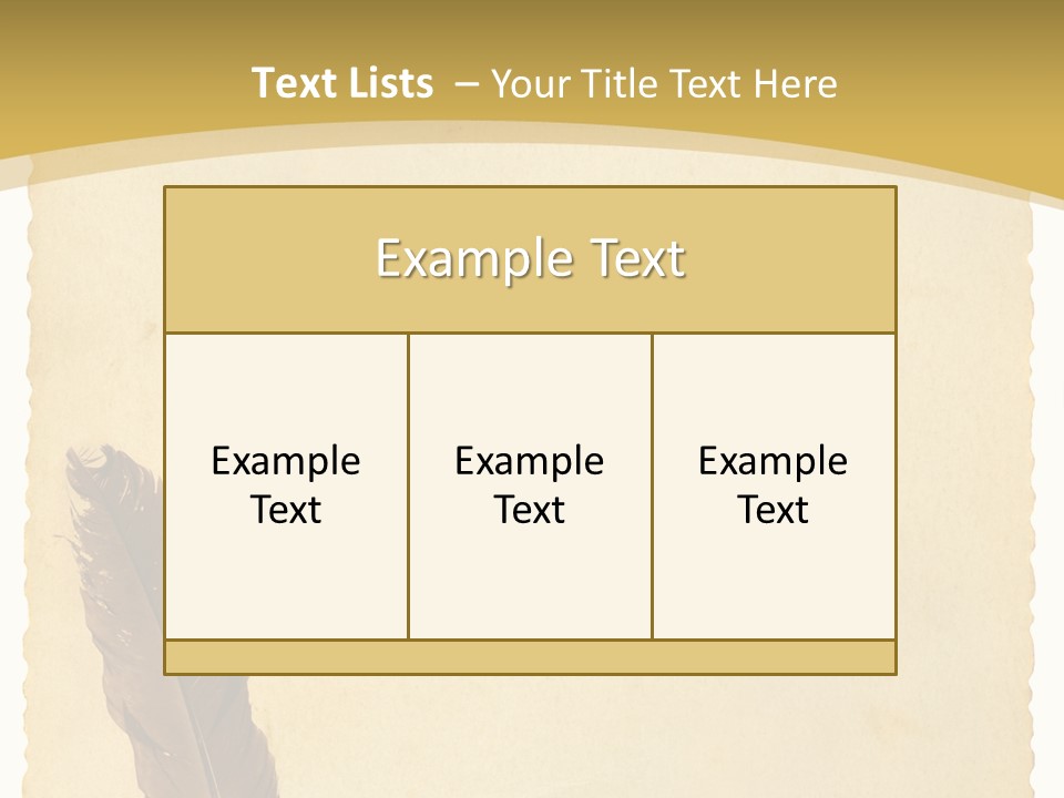 Grungy Message Retro PowerPoint Template