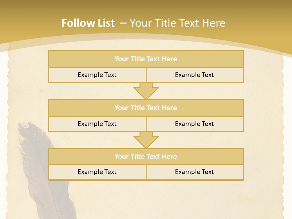 Grungy Message Retro PowerPoint Template