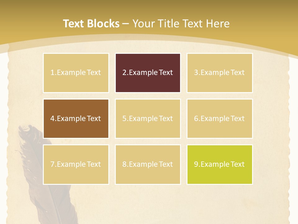 Grungy Message Retro PowerPoint Template