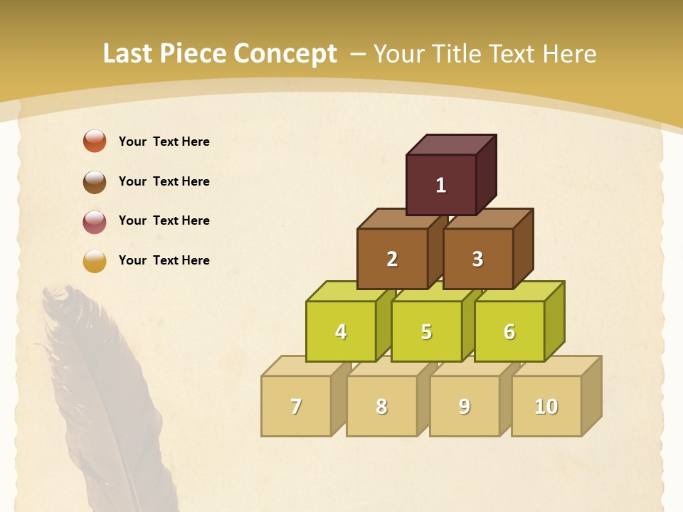 Grungy Message Retro PowerPoint Template