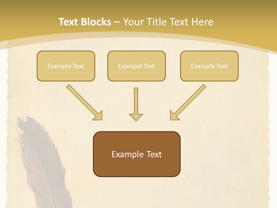 Grungy Message Retro PowerPoint Template