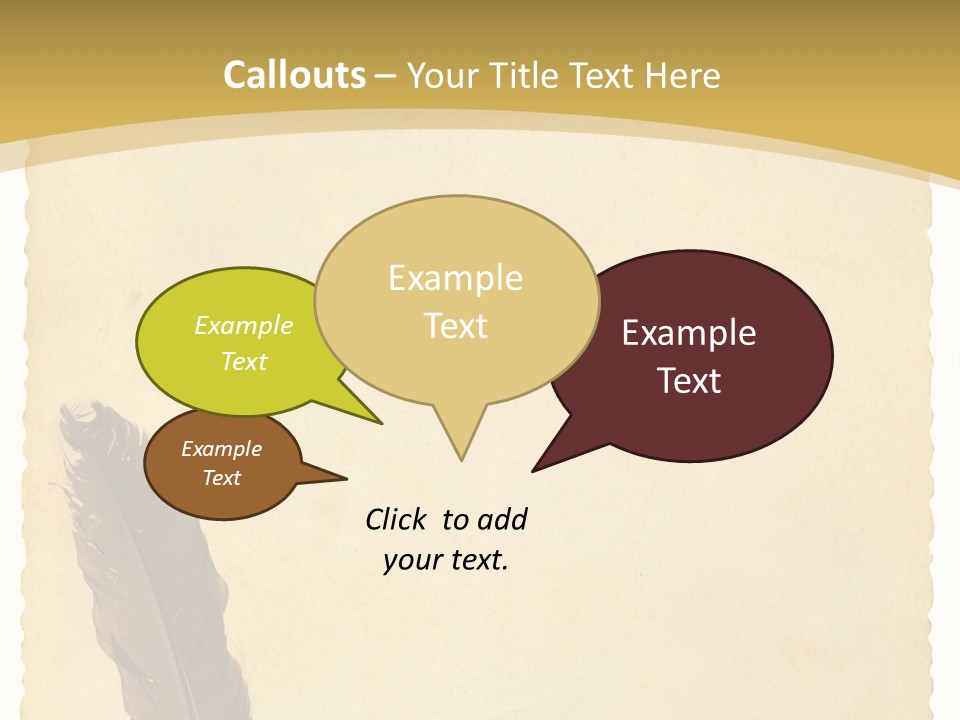 Grungy Message Retro PowerPoint Template