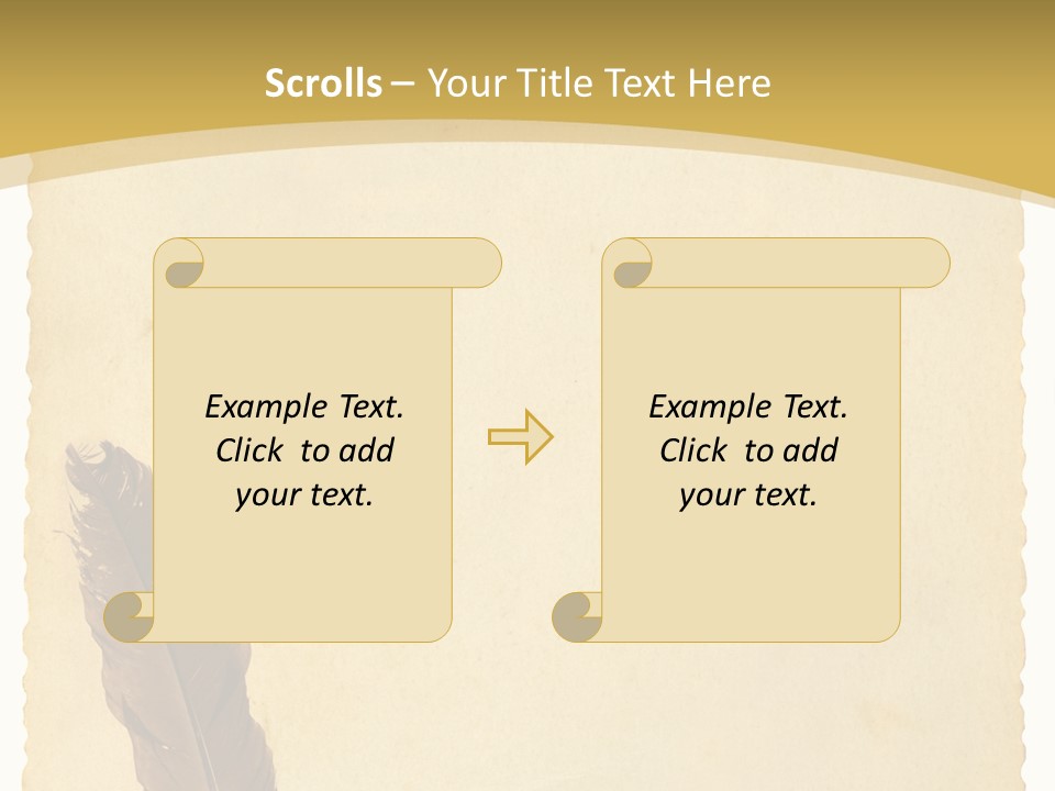 Grungy Message Retro PowerPoint Template