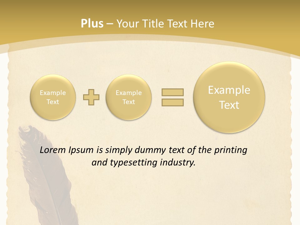 Grungy Message Retro PowerPoint Template