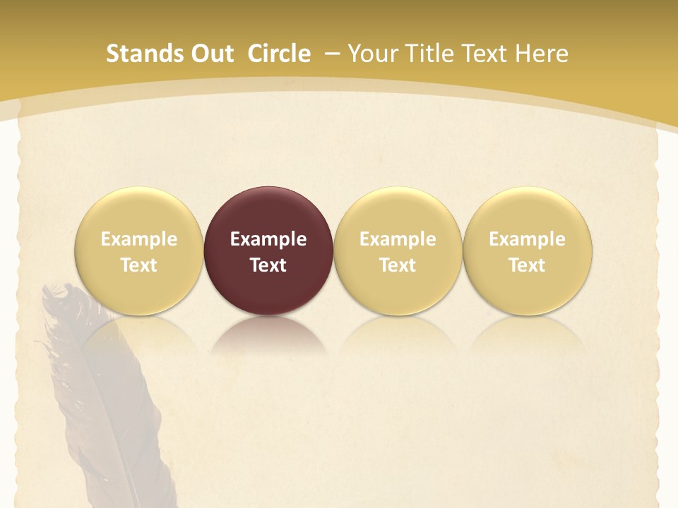 Grungy Message Retro PowerPoint Template