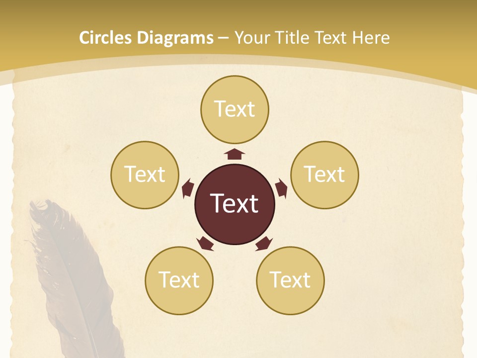 Grungy Message Retro PowerPoint Template