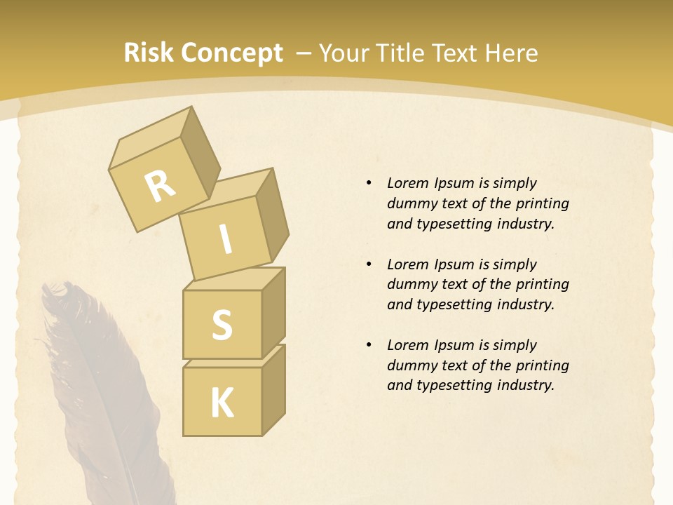 Grungy Message Retro PowerPoint Template