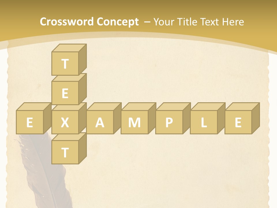Grungy Message Retro PowerPoint Template