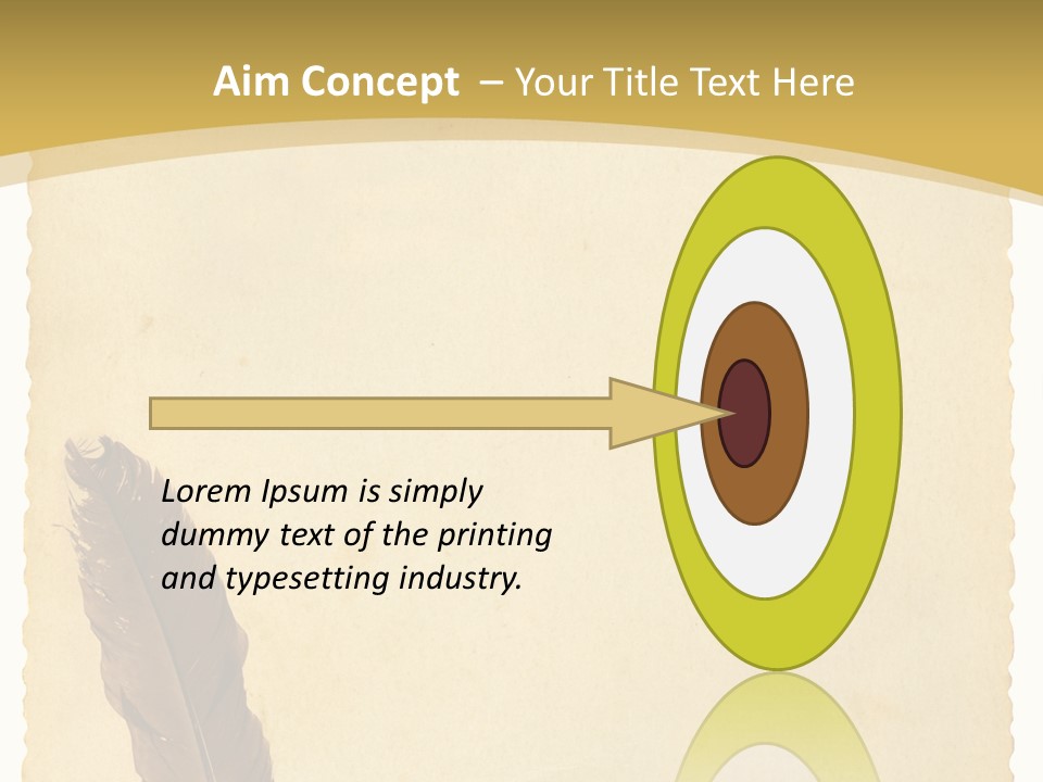 Grungy Message Retro PowerPoint Template