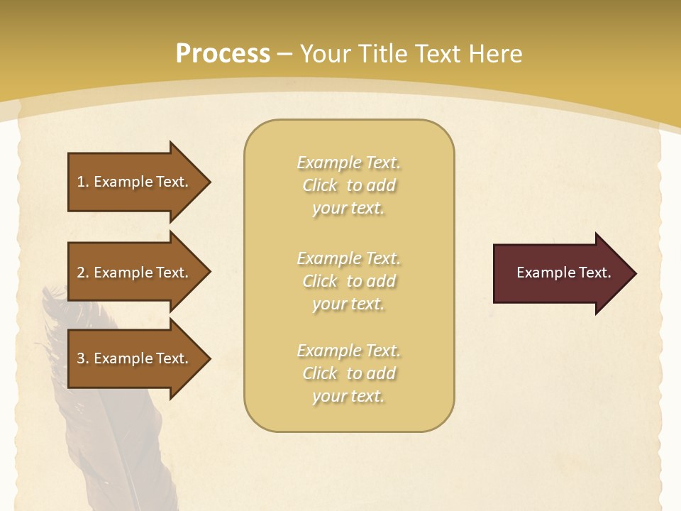 Grungy Message Retro PowerPoint Template