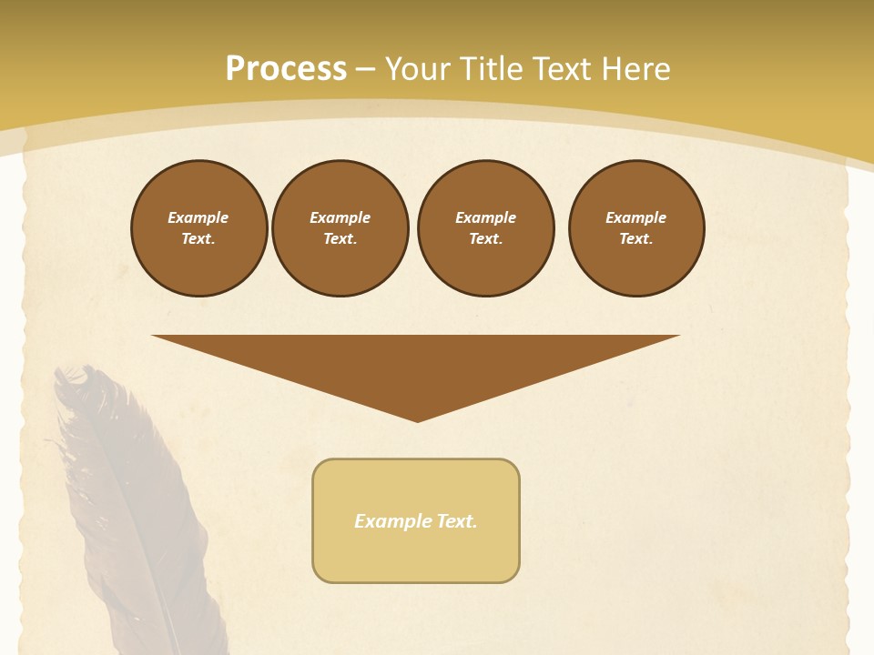 Grungy Message Retro PowerPoint Template