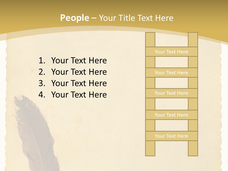 Grungy Message Retro PowerPoint Template