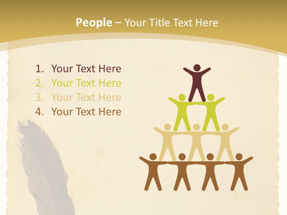 Grungy Message Retro PowerPoint Template