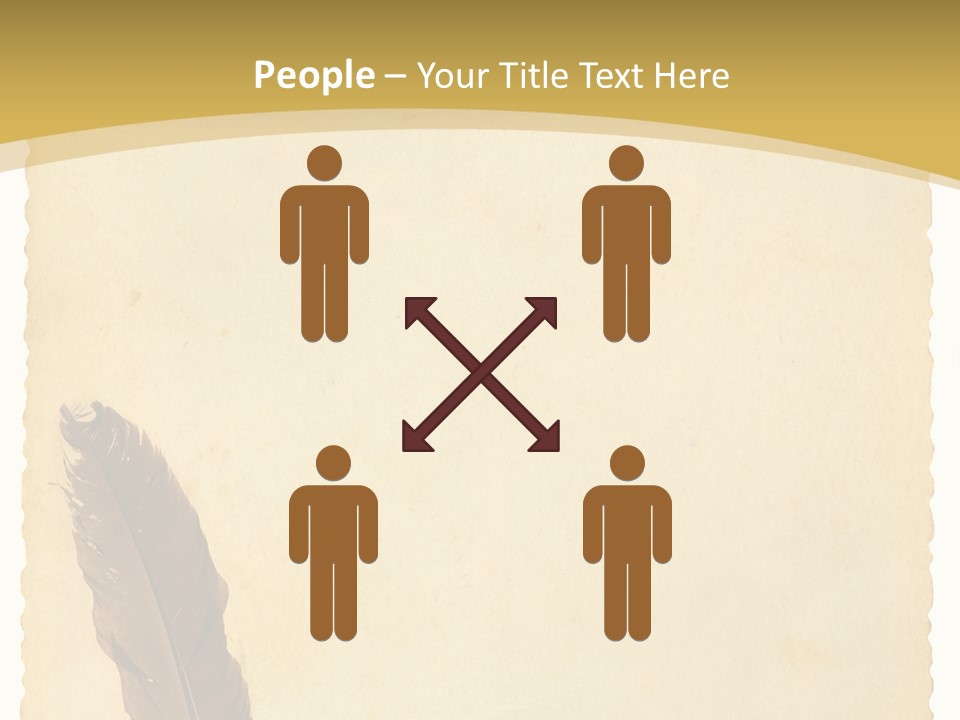 Grungy Message Retro PowerPoint Template