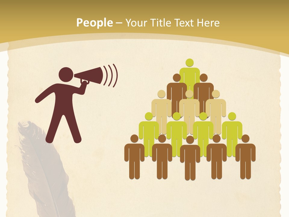 Grungy Message Retro PowerPoint Template