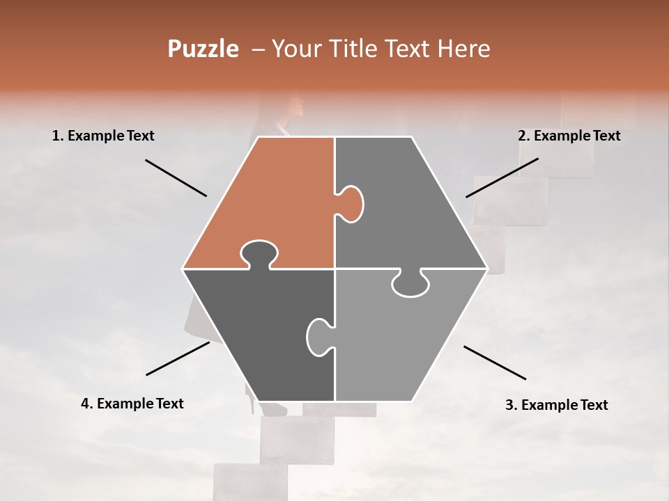 Girl Outdoor Win PowerPoint Template