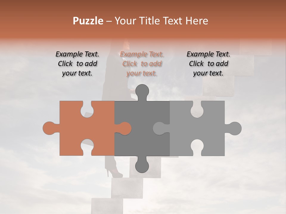 Girl Outdoor Win PowerPoint Template