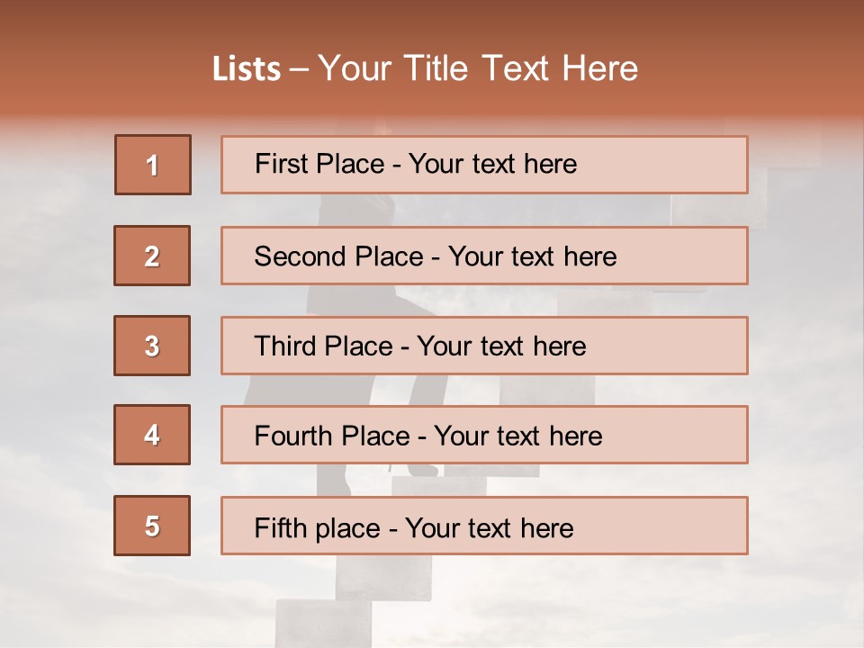 Girl Outdoor Win PowerPoint Template