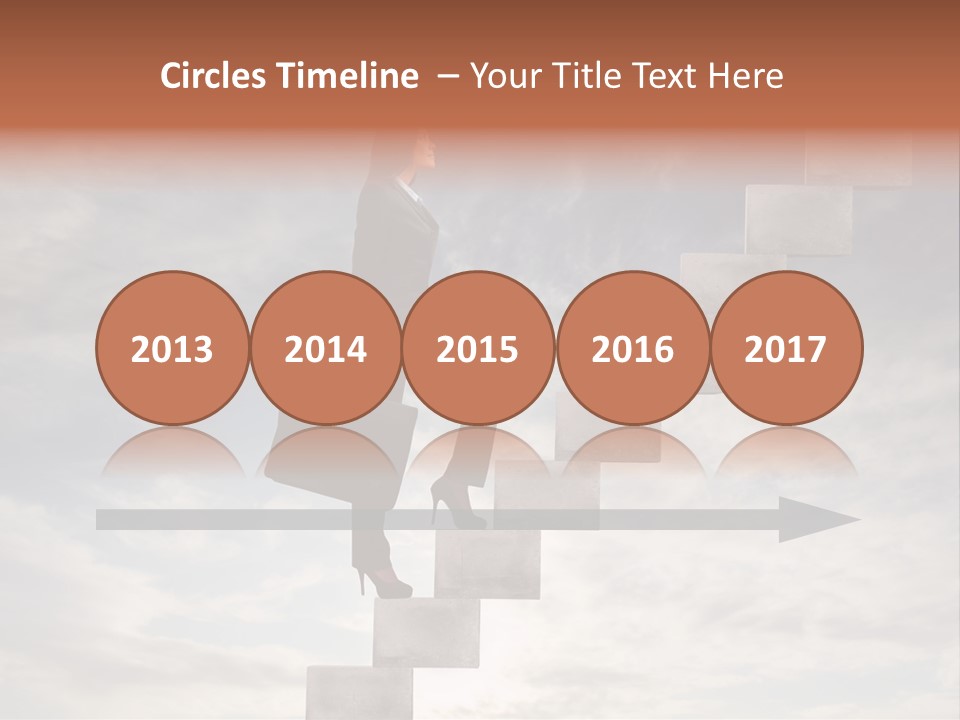 Girl Outdoor Win PowerPoint Template