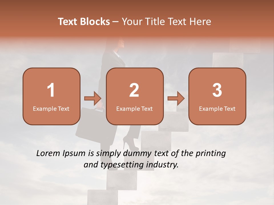 Girl Outdoor Win PowerPoint Template