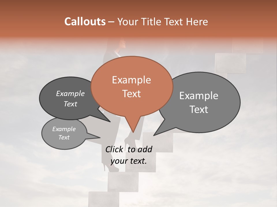 Girl Outdoor Win PowerPoint Template