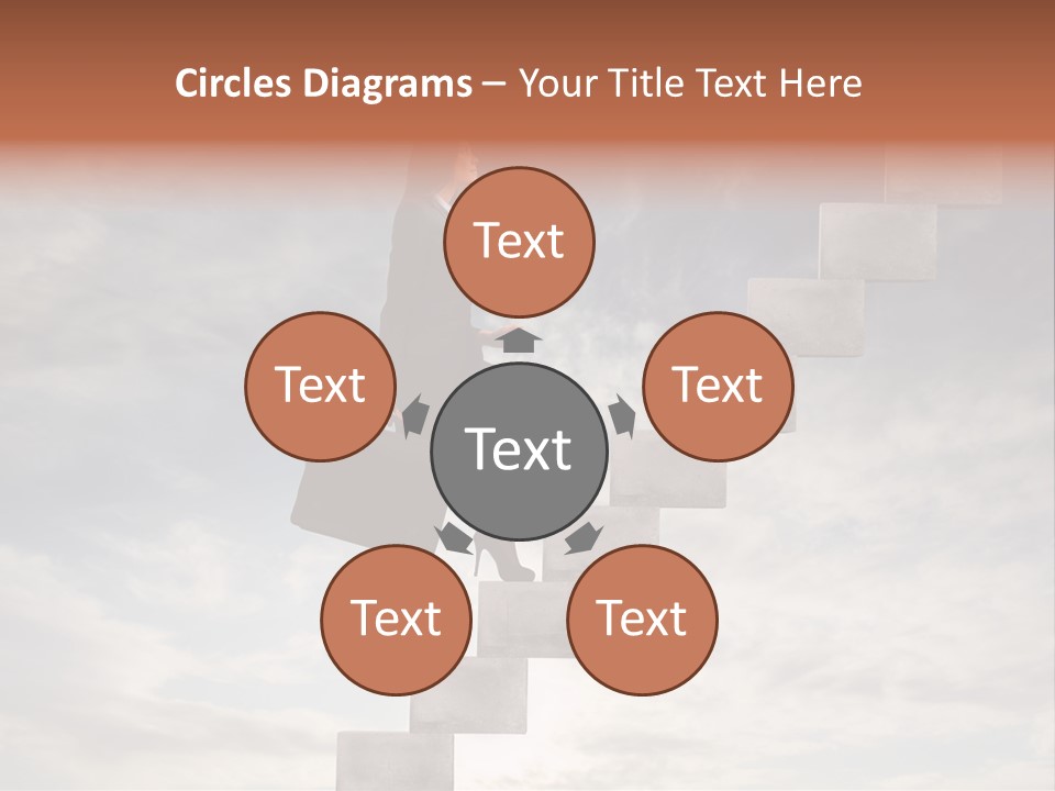 Girl Outdoor Win PowerPoint Template