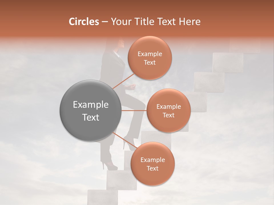 Girl Outdoor Win PowerPoint Template