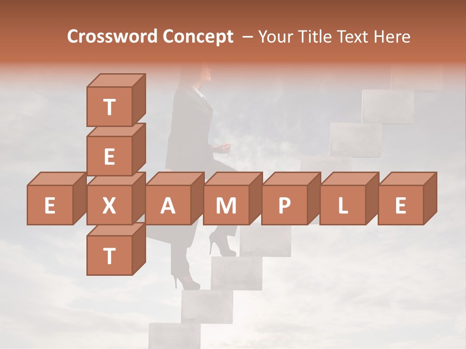 Girl Outdoor Win PowerPoint Template