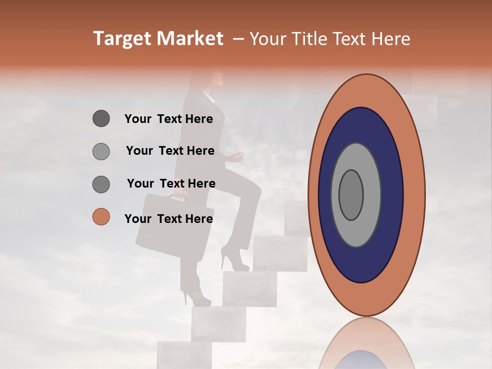 Girl Outdoor Win PowerPoint Template