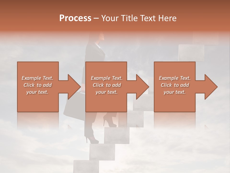 Girl Outdoor Win PowerPoint Template