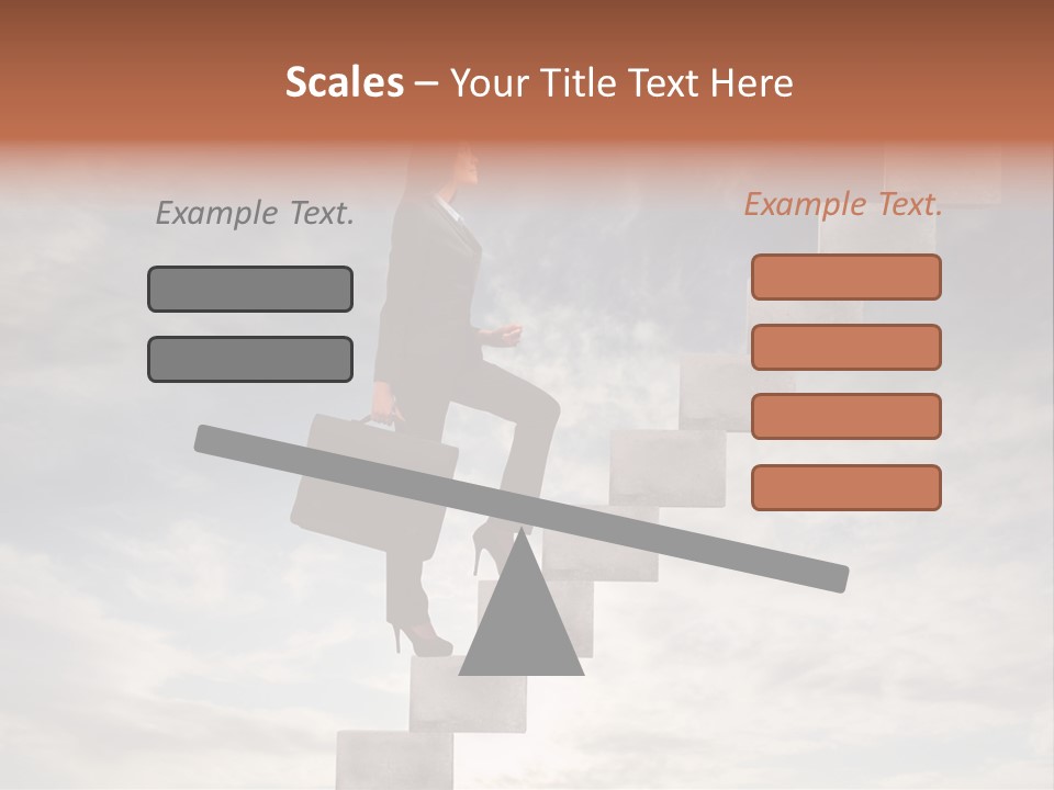 Girl Outdoor Win PowerPoint Template