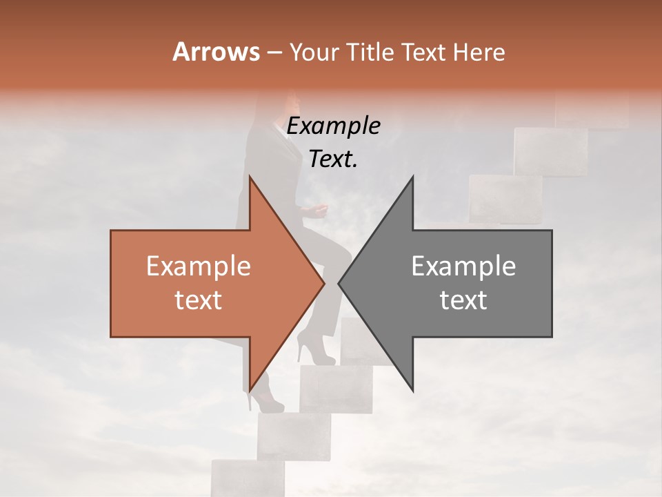 Girl Outdoor Win PowerPoint Template