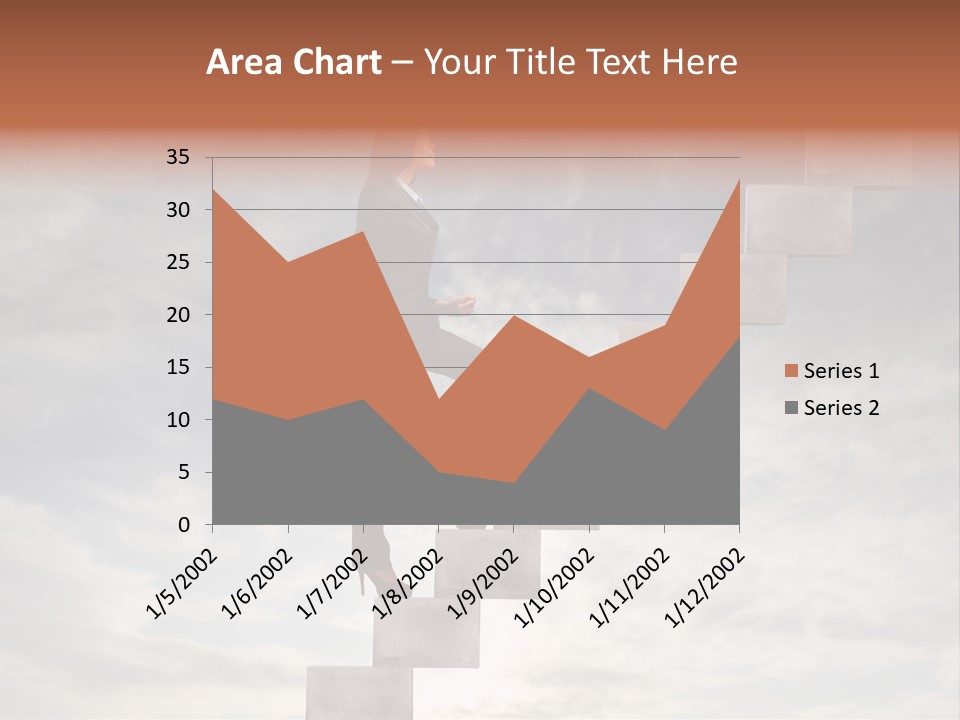 Girl Outdoor Win PowerPoint Template