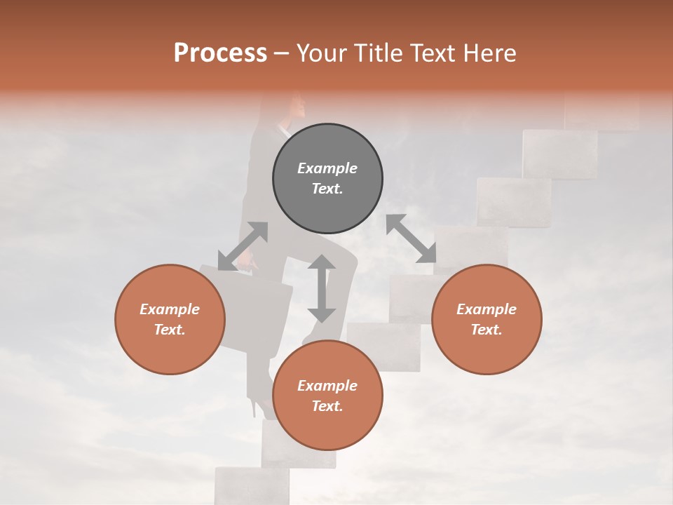 Girl Outdoor Win PowerPoint Template