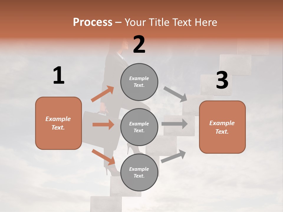 Girl Outdoor Win PowerPoint Template