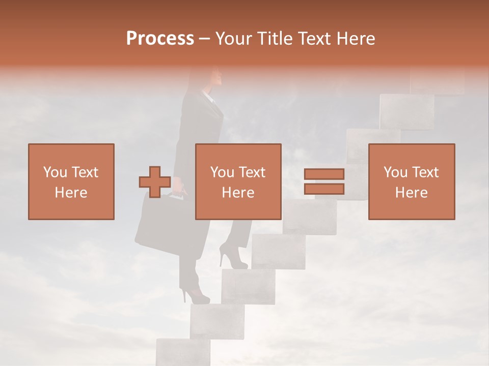 Girl Outdoor Win PowerPoint Template